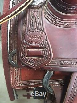 Custom Kyle Tack Ranch/Ranch Cutter/Cow Horse Saddle 16