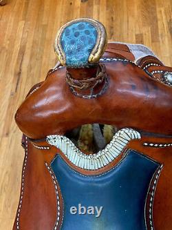 Custom Made 16 Lazy J Tack Western Pleasure/ Trail Saddle (doug Williams Maker)