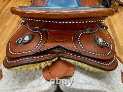 Custom Made 16 Lazy J Tack Western Pleasure/ Trail Saddle (doug Williams Maker)