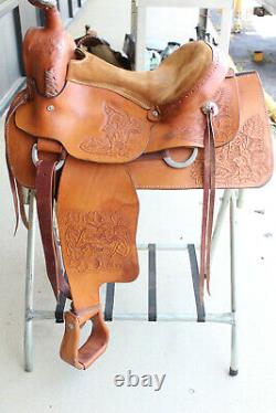 Custom Made, Common Custom Saddlery Mtn View Mo, 14 Western Saddle (051322 Aee)