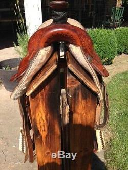 Custom Made, Excellent 15 Roping Western Saddle By Dale Fredrick High Quality