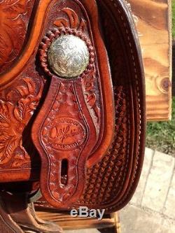 Custom Made, Excellent 15 Roping Western Saddle By Dale Fredrick High Quality