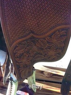 Custom Made, Excellent 15 Roping Western Saddle By Dale Fredrick High Quality