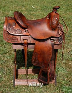 Custom Made JW Wright Roping Saddle