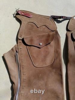 Custom Made Leather Shotgun Chaps/Batwing Chaps, Western Saddles, Tack, Ranch
