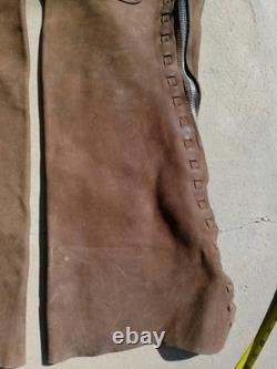 Custom Made Leather Shotgun Chaps/Batwing Chaps, Western Saddles, Tack, Ranch