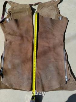 Custom Made Leather Shotgun Chaps/Batwing Chaps, Western Saddles, Tack, Ranch