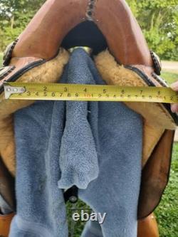 Custom Saddle For Gaited Horses/mules Center-rigged Withreins +Weaver Breast Strap