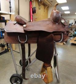 Custom Saddles Jones Handmade 16 Western Roping Saddle (05rie26ca)