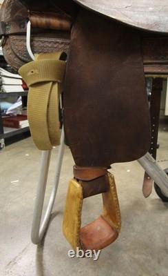 Custom Saddles Jones Handmade 16 Western Roping Saddle (05rie26ca) Custom Saddles Jones Handmade 16 Western Roping Saddle (05rie26ca)