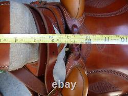 Custom Western Roping Sawtooth Buckaroo Wade Saddle NICE