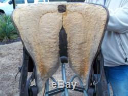 Cutting Saddle/ Jeff Smith Saddlery 16 Inch Hard Seat