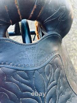 D. E Walker Visalia antique Collector Saddle