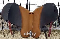 DOWN UNDER Australian Saddle 17 SEAT, WIDE, LIGHT WEIGHT, LEATHER