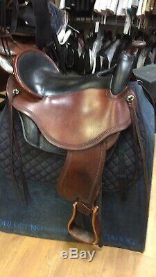 DP Saddlery Quantom Western Dressage Saddle With Girth/upgraded Stirrups/DP Covr
