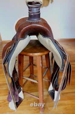 Dakota 16 Hard Seat Ranch A-Fork Western Roping Saddle 209AF