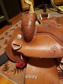 Dakota 523 Western Barrel Saddle 15
