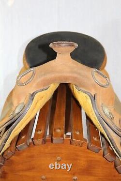 Dakota Western Roughout Leather Training Saddle Full QH Bars 16 Seat Made USA