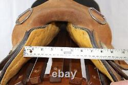 Dakota Western Roughout Leather Training Saddle Full QH Bars 16 Seat Made USA