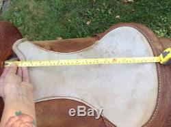 Dale Chavez Cutting Cow horse Saddle padded to 15.5