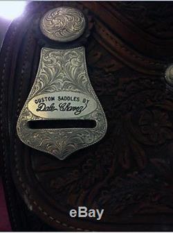 Dale Chavez Western Saddle 17 (Brown Show Saddle)