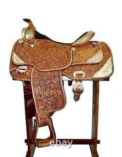 Dale Chavez Western Show Saddle Silver WithGold Trim 16 Seat FQHBars Mint