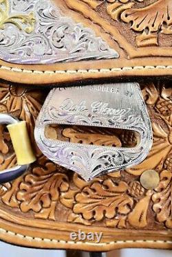 Dale Chavez Western Show Saddle Silver WithGold Trim 16 Seat FQHBars Mint