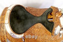 Dale Chavez Western Show Saddle Silver WithGold Trim 16 Seat FQHBars Mint