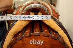 Dale Chavez Western Show Saddle Silver WithGold Trim 16 Seat FQHBars Mint