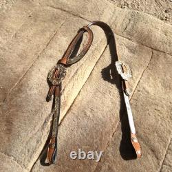 Dale Chavez Western Show Saddle with Matching Bridle, Silver