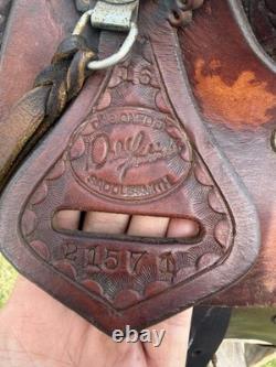 Dale Fredricks 16 Roping Ranch Saddle withcinches and headstall