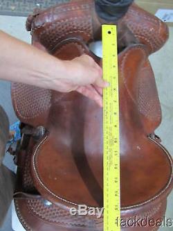 Dan Gilliam MO Maker Custom Made Ranch Roping Saddle Lightly Used NICE 15