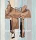 Deep Seat Western Barrel Leather Horse Saddle With Tack Size Free Shipping