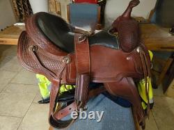 Diamond K 17 western saddle