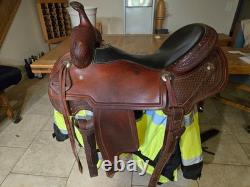 Diamond K 17 western saddle