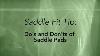 Do S And Don Ts Of Saddle Pads Courtesy Of Saddlefit4life