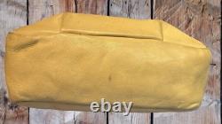 Dooney Bourke Bone Butter Cream Florentine Toledo Leather Saddle Messenger Bag
