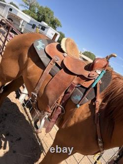 Double J Saddlery Barrel Saddle 14.5 Inch Used