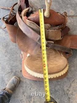 Double J Saddlery Barrel Saddle 14.5 Inch Used