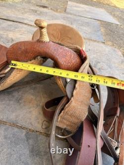 Double J Saddlery Barrel Saddle 14.5 Inch Used