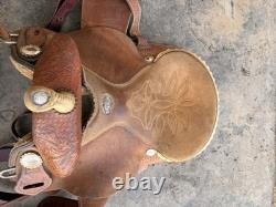 Double J Saddlery Barrel Saddle 14.5 Inch Used