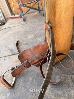 Double J Saddlery Barrel Saddle 14.5 Inch Used