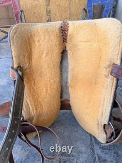 Double J Saddlery Barrel Saddle 14.5 Inch Used
