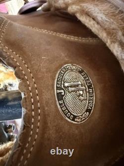 Double J Saddlery Barrel Saddle 14.5 Inch Used