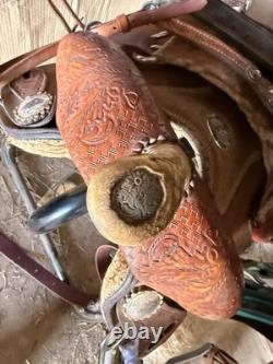 Double J Saddlery Barrel Saddle 14.5 Inch Used