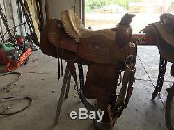 Double J Trophy Roping Saddle