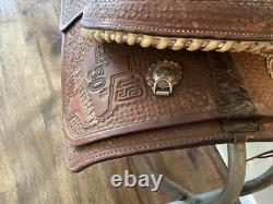 Double J Western Champion Bull Rider Saddle Texas High School Rodeo Assoc 1998