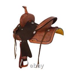 Double T Priscilla Barrel Style Horse Saddle 13 Inch