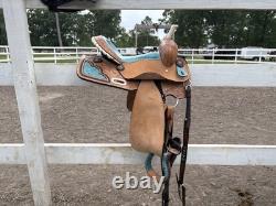 Double T Saddlery Western Saddle 14in. Including matching tack