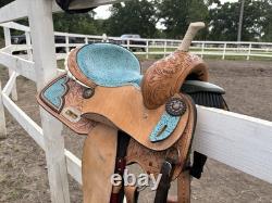 Double T Saddlery Western Saddle 14in. Including matching tack